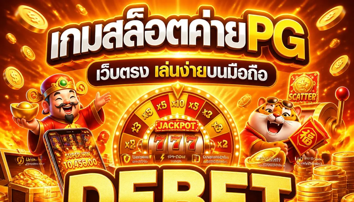 เกมสล็อตค่ายPG เว็บตรง เล่นง่ายบนมือถือกับ DEBET