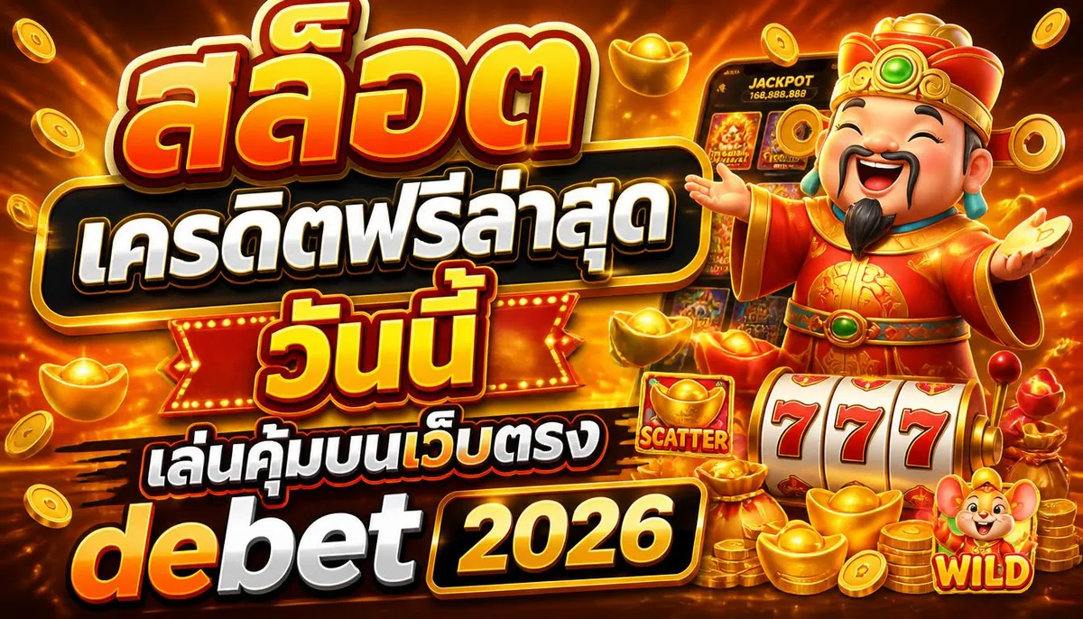 สล็อตเครดิตฟรีล่าสุด วันนี้ เล่นคุ้มบนเว็บตรง debet 2026