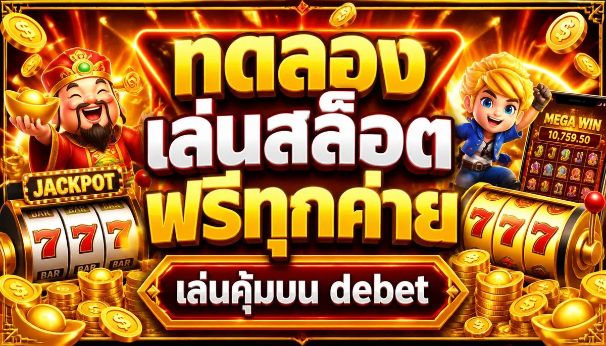 ทดลองเล่นสล็อตฟรีทุกค่าย เล่นคุ้มบน debet